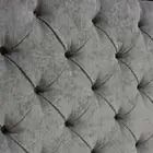 Chesterfield 32" Small Double 4ft Headboard with Buttons - Charcoal