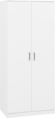 Dakota 2 Door Wardrobe - White 
