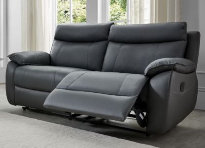 Decadence Leather Suite 3+1+1 - Dark Grey