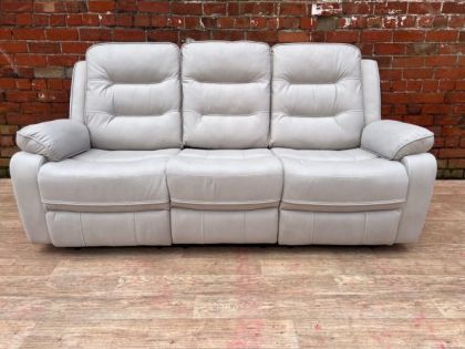 Firenze Recliner 3 Seater - Light Grey