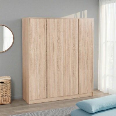 Malvern 4 Door Wardrobe 1.51M - Sonoma Oak Effect