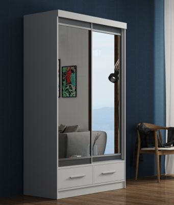 Margot Sliding Wardrobe 1.2m - White