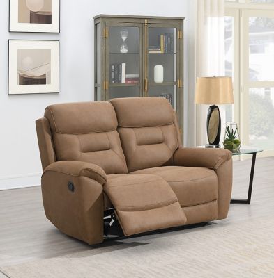 Canterburry Fabric Recliner 2 Seater - Sand