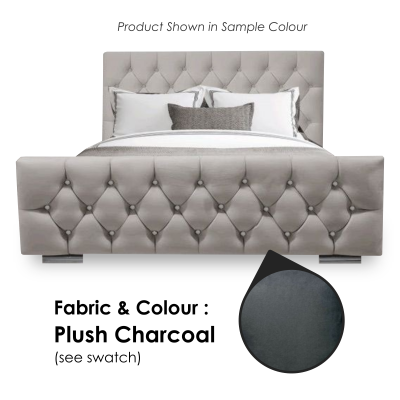 Panther Chester Plush Charcoal