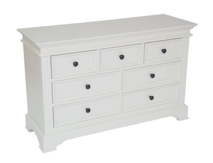 Salisbury 7 Drawer Chest - White