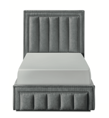 Amelia Bed - Grey Fabric
