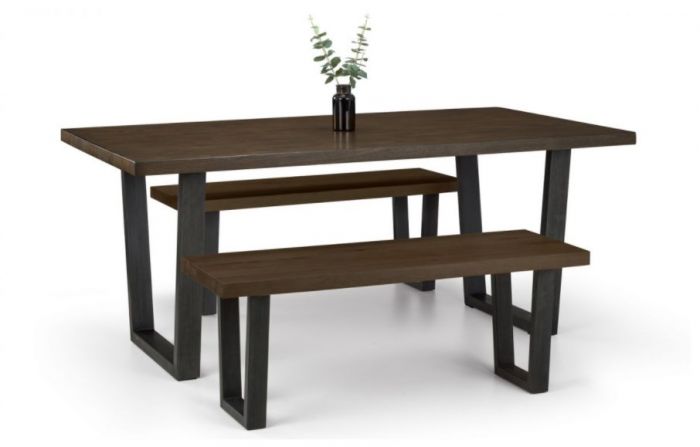 Dark oak wood table top