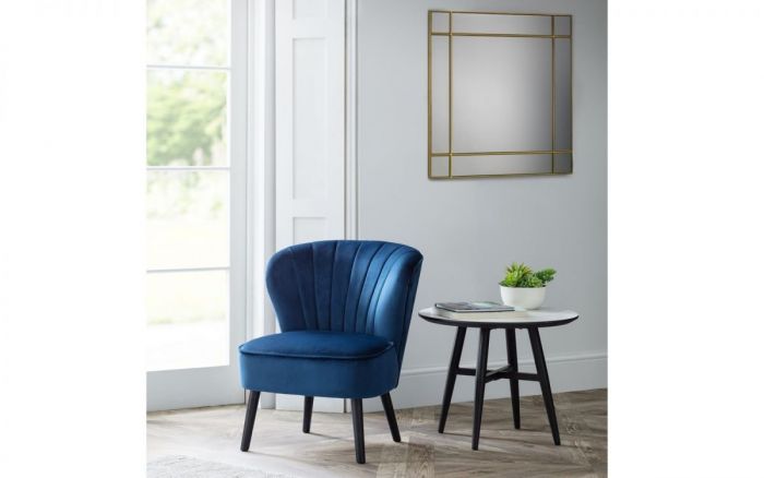 Blue accent stool cheap