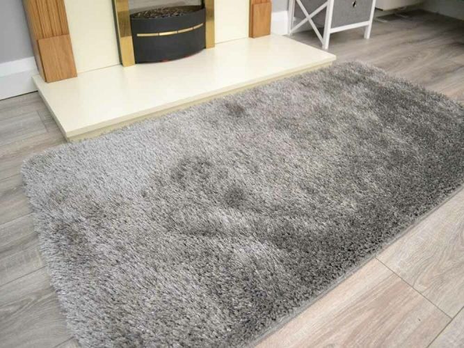 Natty Sparkle Rug 120x170 Dark Grey