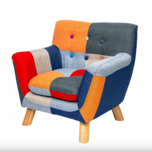 Patchwork best sale bedroom chair
