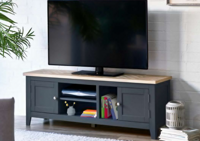 Bordeaux Tv Unit Dark Grey