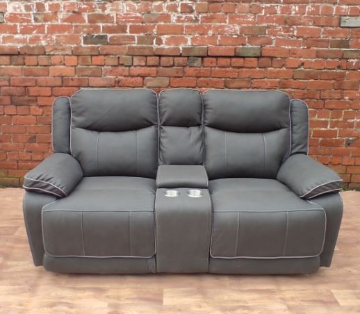 2 seater sofa with drink holder discount