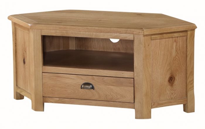 Small oak tv unit shop 80cm